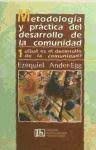 Publicación del libro "Metodología y práctica del desarrollo de la comunidad".