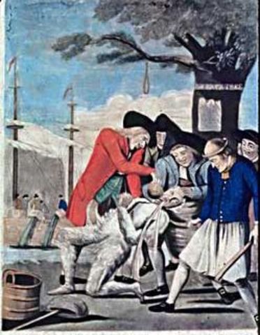 Protest of Stamp Act