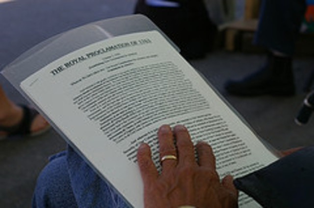 Royal Proclamation