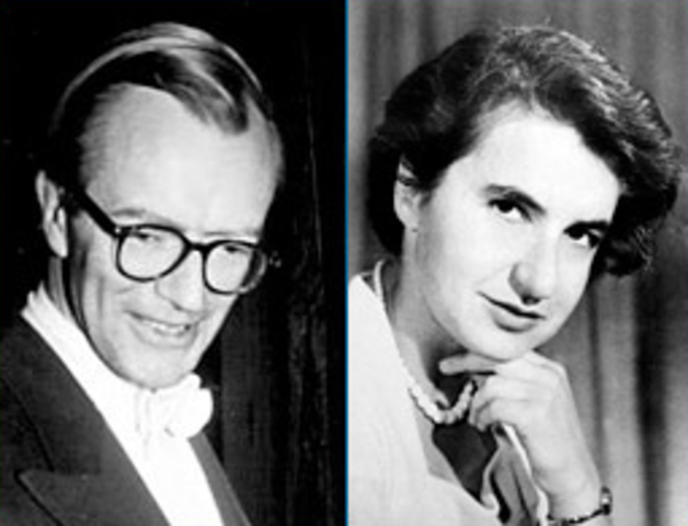 Maurice Wilkins and Rosalind Franklin