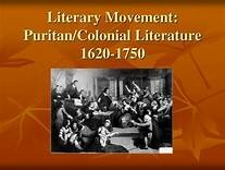 Puritan english literature