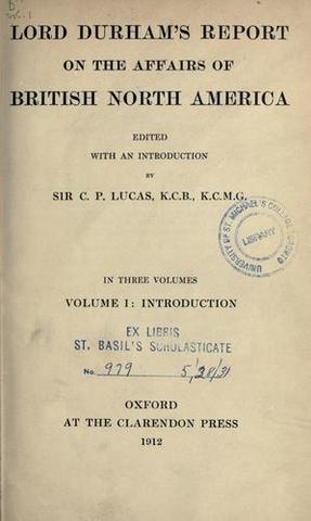 Lord Durham Report