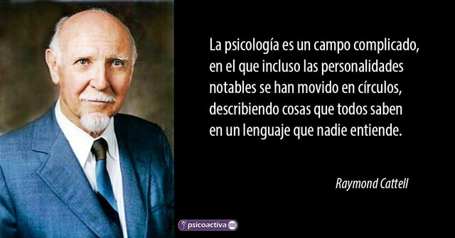 1947-1965-1978 Raymond Cattell