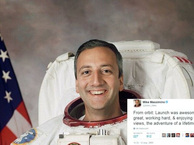 EL PRIMER TWEET DEL ESPACIO. :O