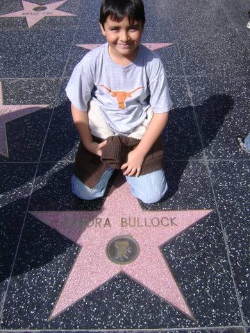 Went to the walk of fame.