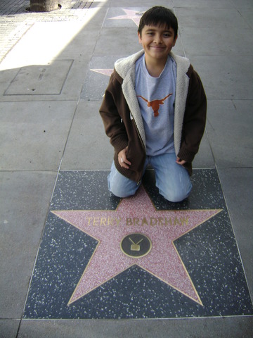 Went to the walk of fame.