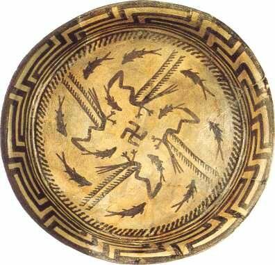 coupe peinte de la culture de Samarra