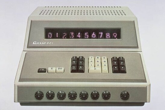 Calculadora de escritorio de Casio