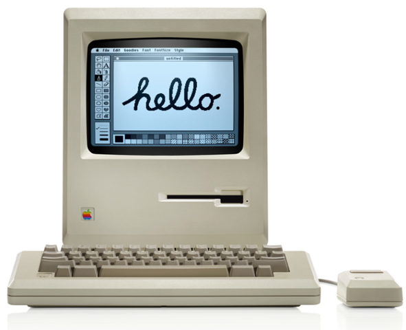 Apple Mac populariza la interfaz gráfica de usuario