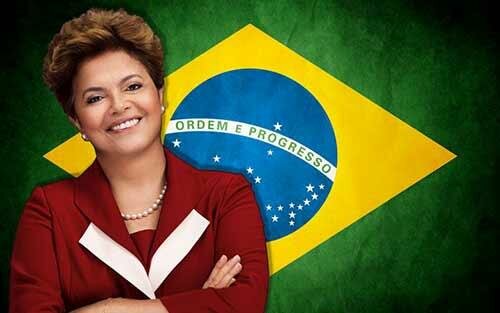 Dima Rousseff, primera dona presidenta del Brasil.