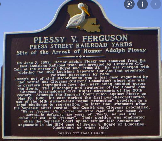 Plessy vs. Ferguson