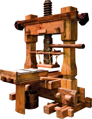 Gutenberg inventa la imprenta