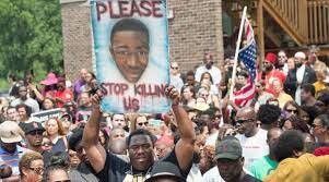 Protestas en EEUU per la mort de Michael Brown