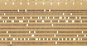 Tarjetas perforadas para telares