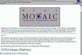 Mosaic, 1er Navigateur du Web