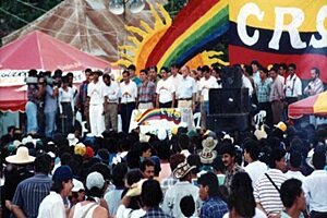 Proceso de paz con la Corriente de Renovación Socialista (CRS): entre 1993 y 1994