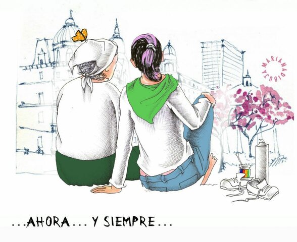 Pañuelos blancos- Pañuelos verdes