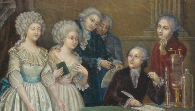 Lavoisier, Berthollet, Guyton y Fourcroy