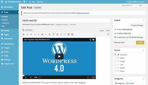 WordPress 4.0
