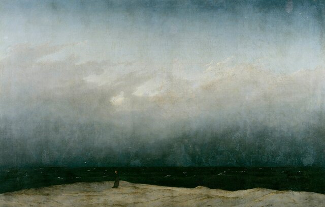 Monaco in riva al mare - Caspar David Friedrich