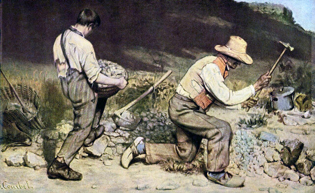 Gli spaccapietre - Gustave Courbet