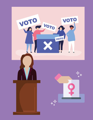 Las mujeres obtienen derechos electorales.