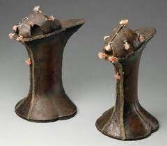 Chapines, the predecessors of heels, were used in the XVI