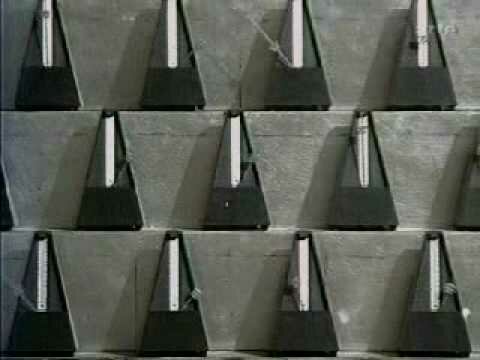 Poema sinfónico para 100 metrónomos de Ligeti