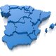 Mapa spain 3d