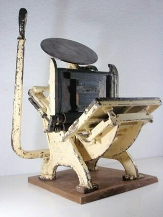 El libro y la imprenta manual