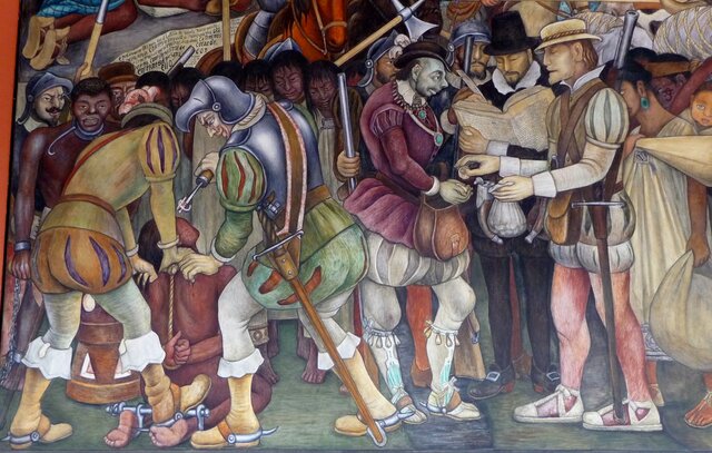 Cortes conquers Aztecs