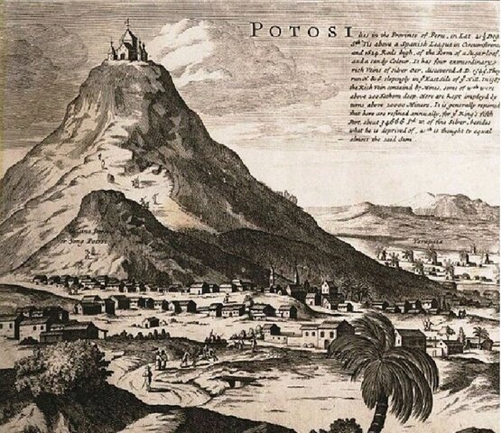 En 1545 se halla plata en el Potosí