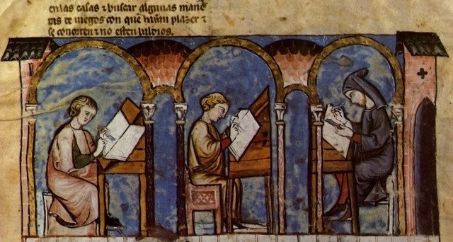 Aparición de escuelas monásticas en oriente