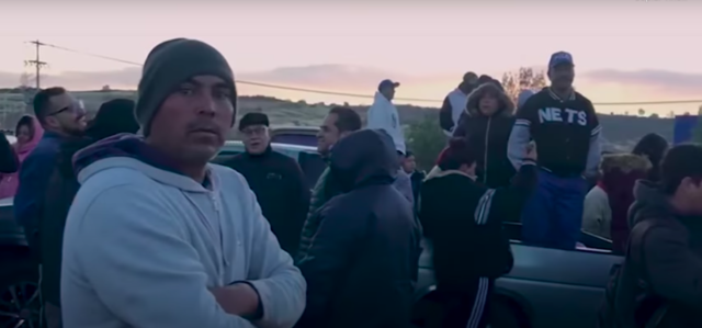 Manifestación laboral de recicladores