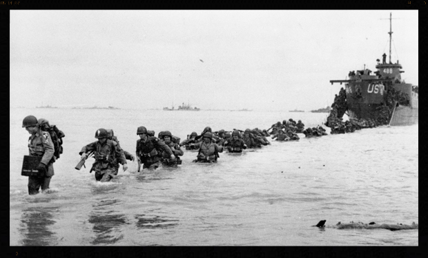 (Día D) Las fuerzas aliadas desembarcan en Francia