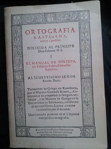 Arte Kastellana de Gonzalo Correas