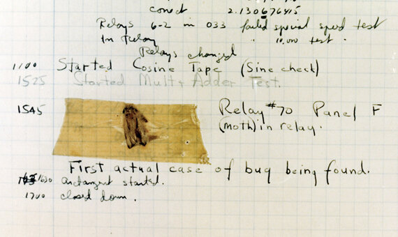 El primer “Bug” informático