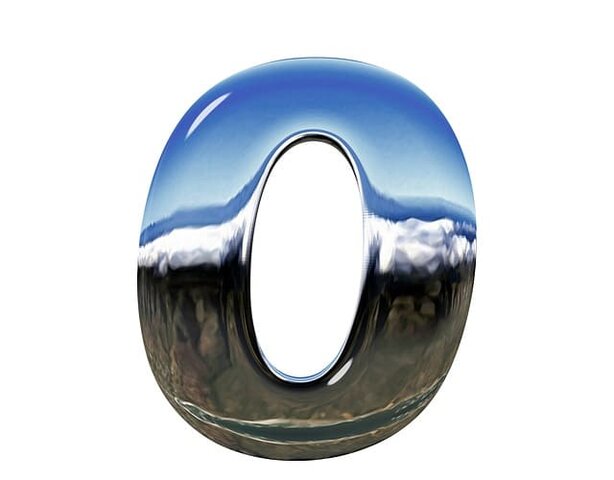 Aparece el simbolo 0 [cero]