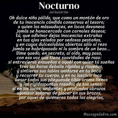 José Asunción Silva-Nocturno