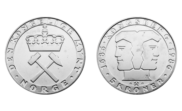 Den kongelige mynt flyttes til Kongsberg