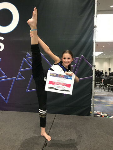 Première compétition de danse.