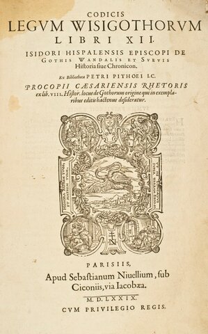 Publicació de "Lex Romana Visigothorum"