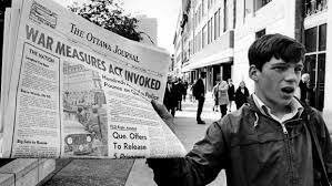 FLQ Crisis during the quiet Revolution