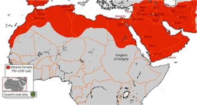 Umayyad dynasty ends and Abbassid dynasty begins.