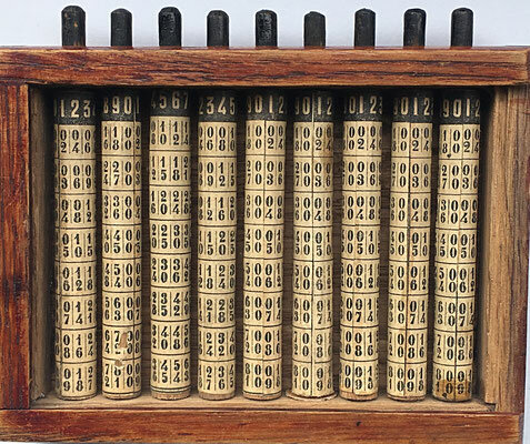 Tablas y rodillos de Napier