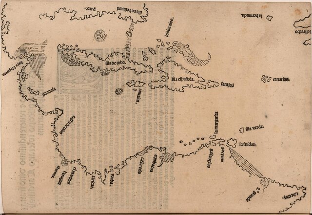 Francisco de Garay traza el primer mapa del Golfo de México