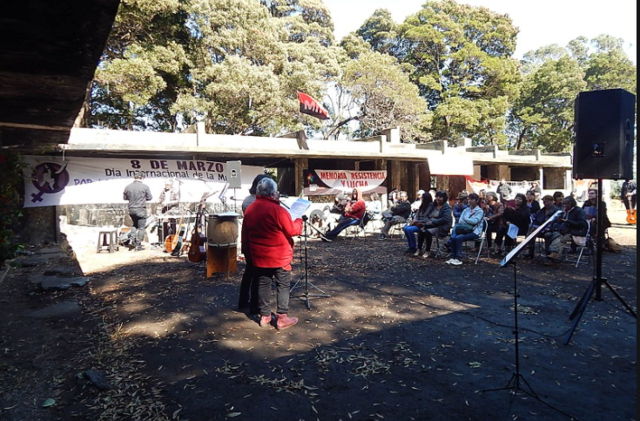 Conmemoración 8 de marzo en el sitio El Morro de Talcahuano