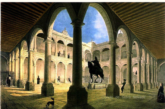 La Real y Pontificia Universidad de México cierra sus puertas, la primera universidad del continente