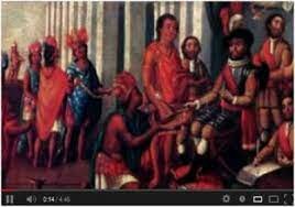 Indios, pobre y españoles 1523