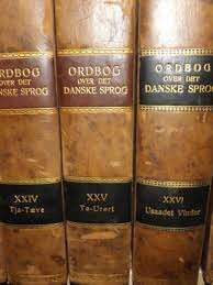 First volume of the Danish national dictionary on historical principles, Ordbog over det danske Sprog